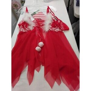 Avid One Baby Doll Gown Red size XL